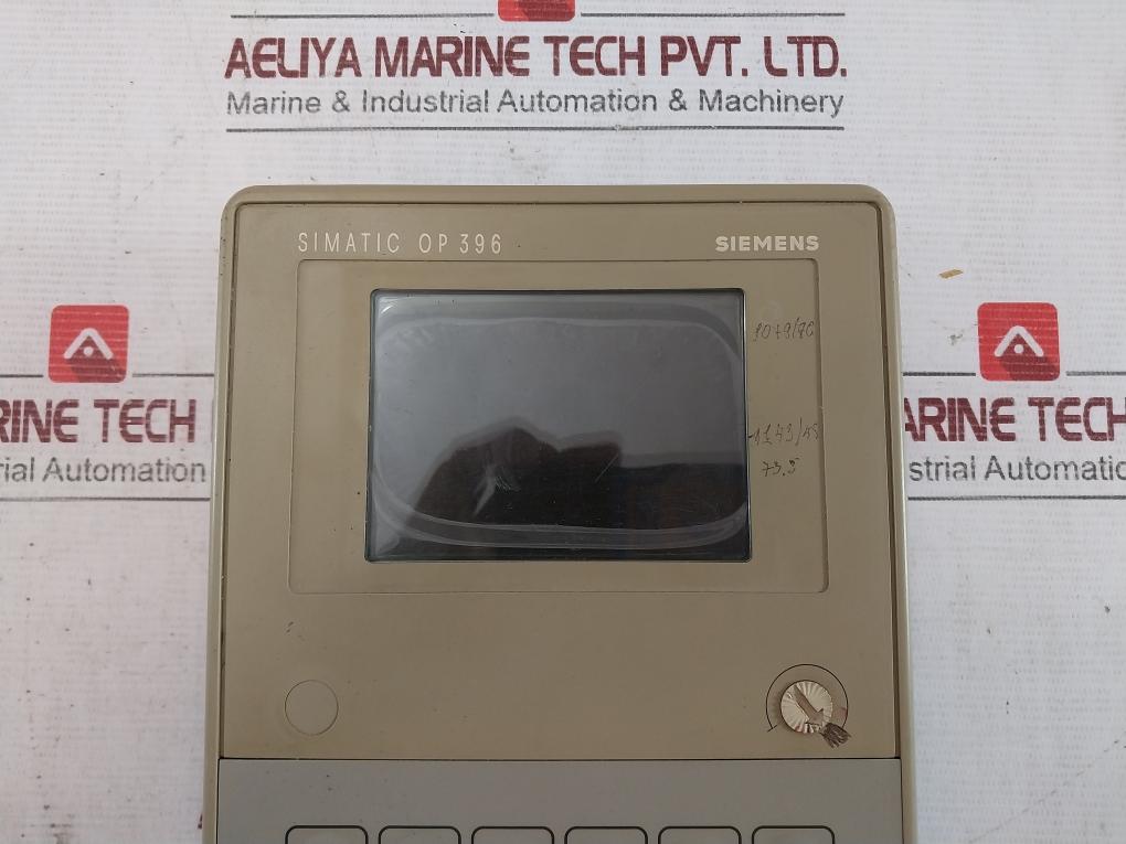 Siemens Simatic Op 396 6Es5 396-0Ua11 Operator Panel Ip40 250V, 0 C - 45 C