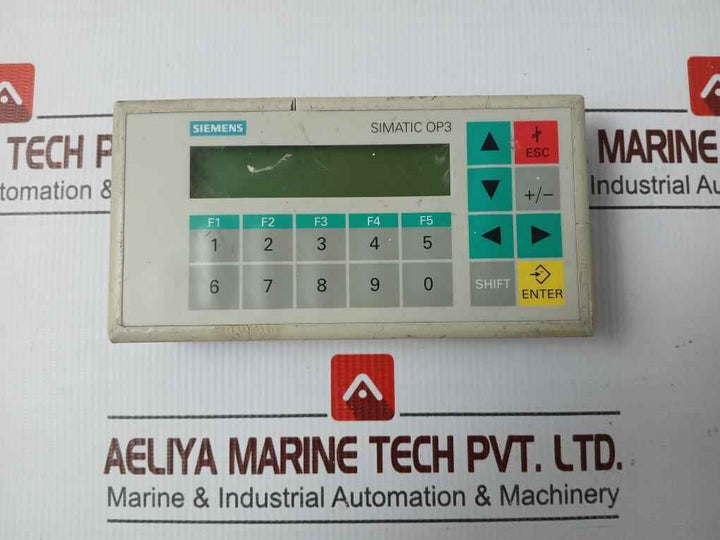Siemens Simatic Op3 S7 Td200 Operator Panel Dc24V/120Ma 6Es7 272-0Aa20-0Ya0
