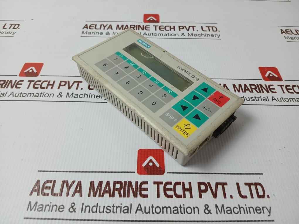 Siemens Simatic Op3 S7 Td200 Operator Panel Dc24V/120Ma 6Es7 272-0Aa20-0Ya0