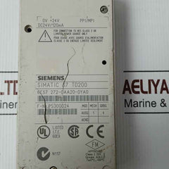 Siemens Simatic Op3 S7 Td200 Operator Panel Dc24V/120Ma 6Es7 272-0Aa20-0Ya0