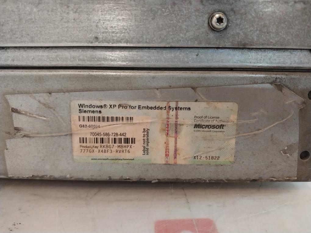 Siemens 6Av7462-0Ac00-0Ca0 Simatic Panel Pc A5E01341031-i5 2,3A