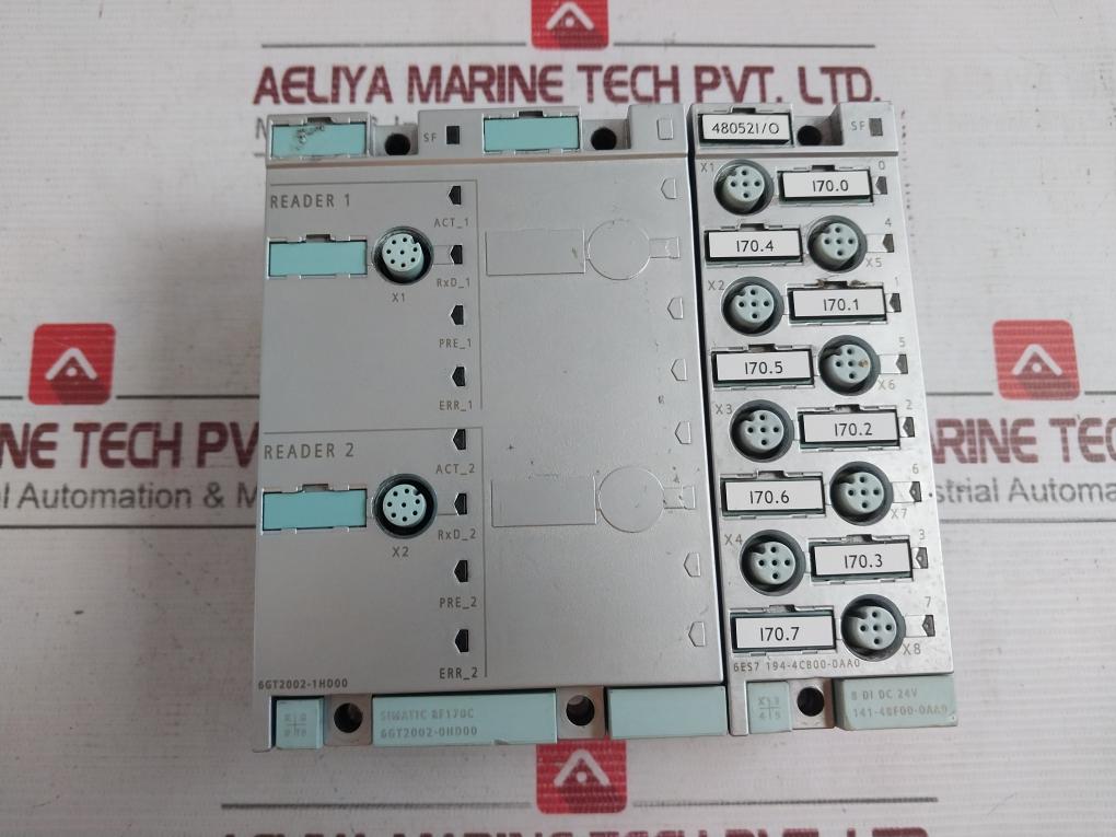 Siemens Simatic Rf170C 6Gt2002-1Hd00 I/O Connection Block 6Es7 194-4Cb00-0Aa0