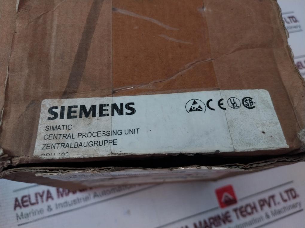 Siemens Simatic S5-100U 6Es5 100-8Ma02 Central Processing Unit A5E00240156