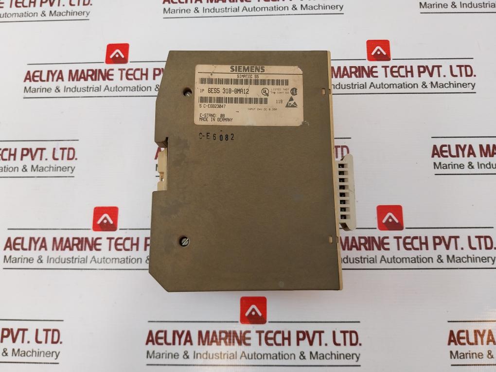 Siemens Simatic S5 1P 6Es5 318-8Ma12 Interface Module Et100U 24V Dc 0.35A