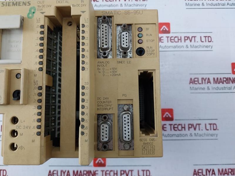 Siemens Simatic S5 6Es5 095-8Mb02 -95U Compact Unit With Profibus Interface Dc 24V