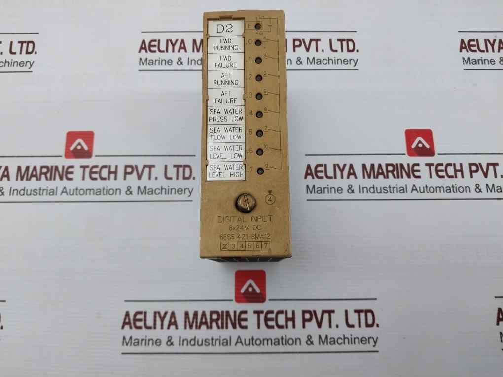 Siemens Simatic S5 6Es5 421-8Ma12 Digital Input Module Wz04 8X24Vdc