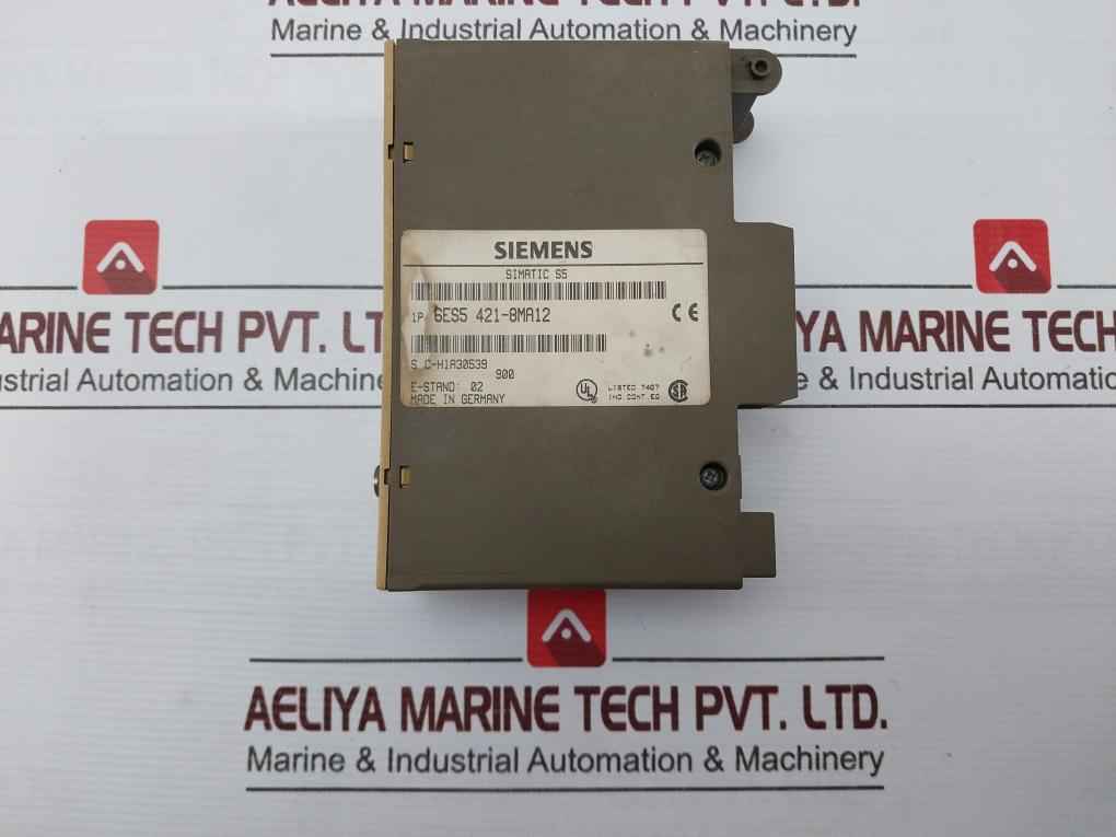 Siemens Simatic S5 6Es5 421-8Ma12 Digital Input Module Wz04 8X24Vdc