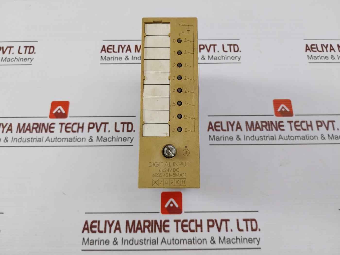 Siemens Simatic S5 6Es5 431-8Ma11 Digital Input 60˚C 8X24V Dc