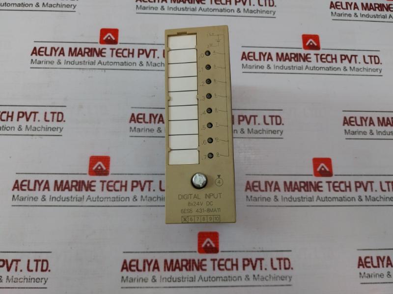 Siemens Simatic S5 6Es5 431-8Ma11 Digital Input Module 8X24V Dc E-stand: 05