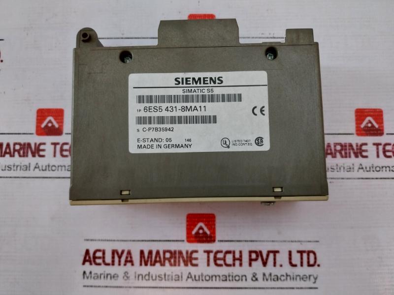 Siemens Simatic S5 6Es5 431-8Ma11 Digital Input Module 8X24V Dc E-stand: 05