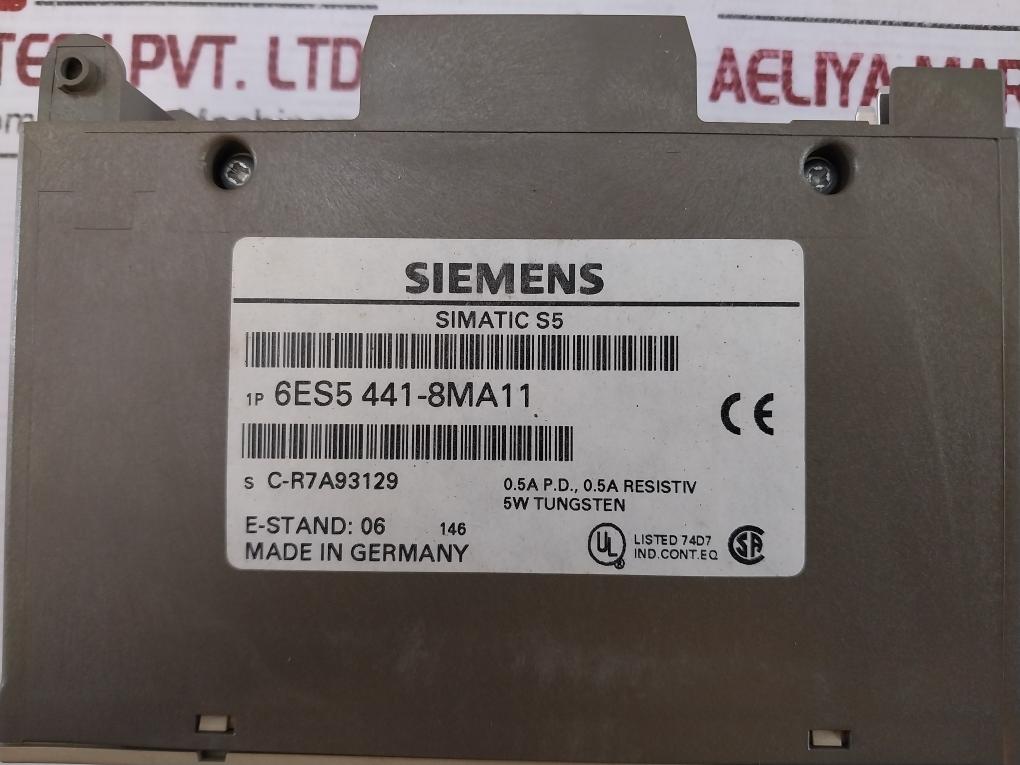 Siemens Simatic S5 6Es5 441-8Ma11 Digital Output Module 8X24V Dc/0,5A 1P 5W