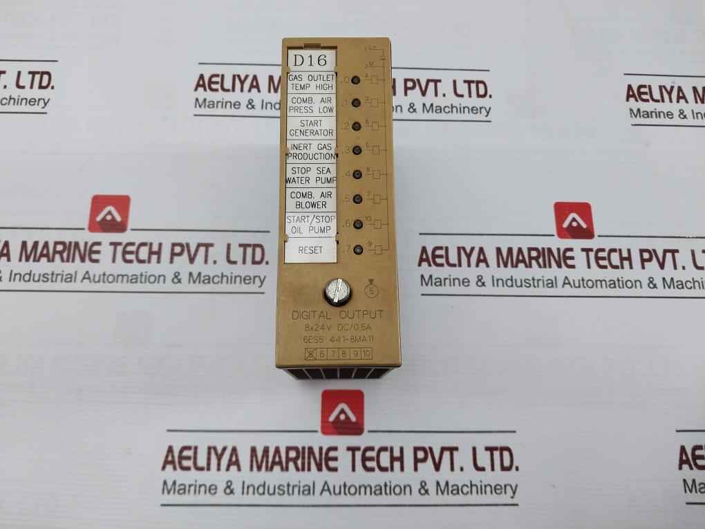Siemens Simatic S5 6Es5 441-8Ma11 Digital Output Module 24V Dc 0.5 A