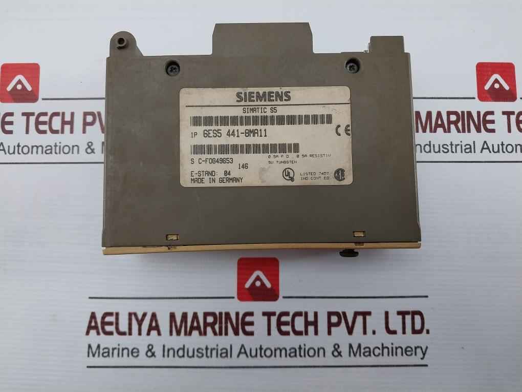 Siemens Simatic S5 6Es5 441-8Ma11 Plc Digital Output Module 8X24V