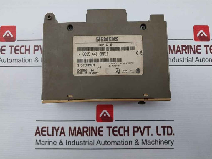 Siemens Simatic S5 6Es5 441-8Ma11 Plc Digital Output Module 8X24V