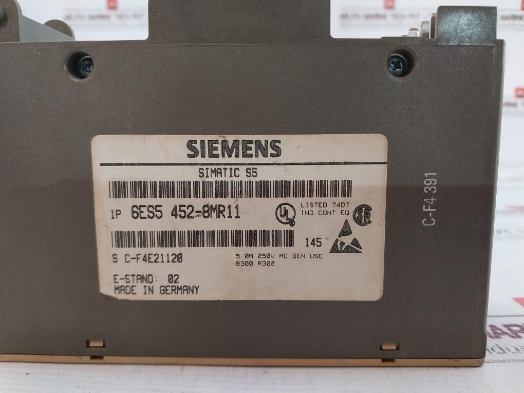 Siemens Simatic S5 6Es5 452-8Mr11 Relay Output Module