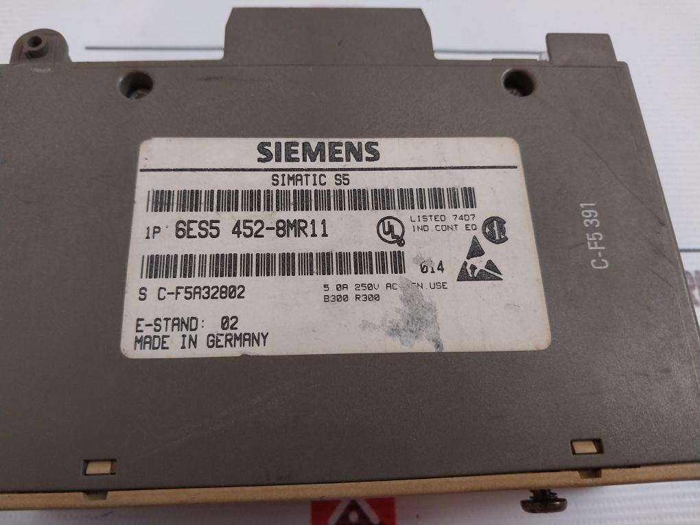 Siemens Simatic S5 6Es5 452-8Mr11 Relay Output Module Used