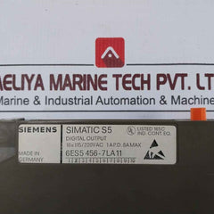 Siemens Simatic S5 6Es5 456-7La11 Digital Output Module 115/220V Ac