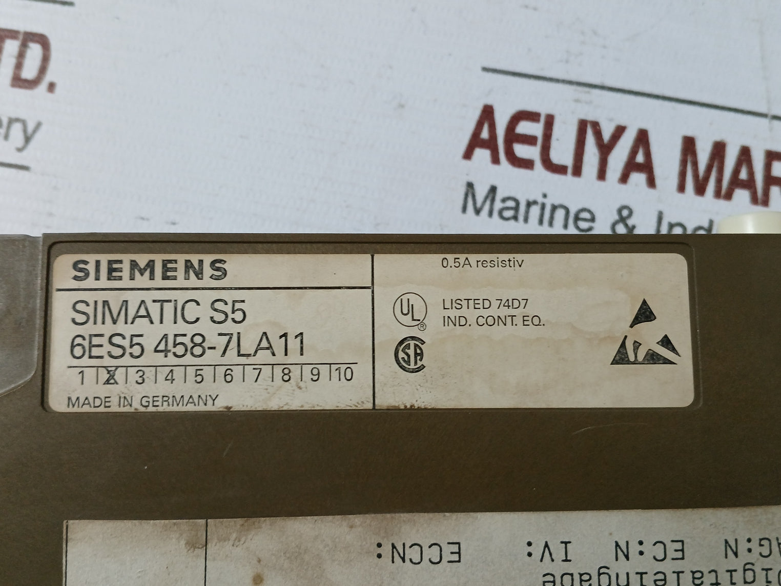 Siemens Simatic S5 6Es5 458-7Lb11 Relay Output Module 458-7La11, 460-7La12 24Vdc