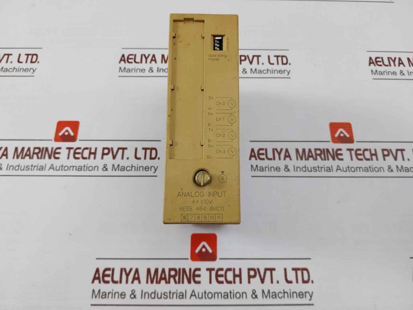 Siemens Simatic S5 6Es5 464-8Mc11 Analog Input Module Wz04 4X