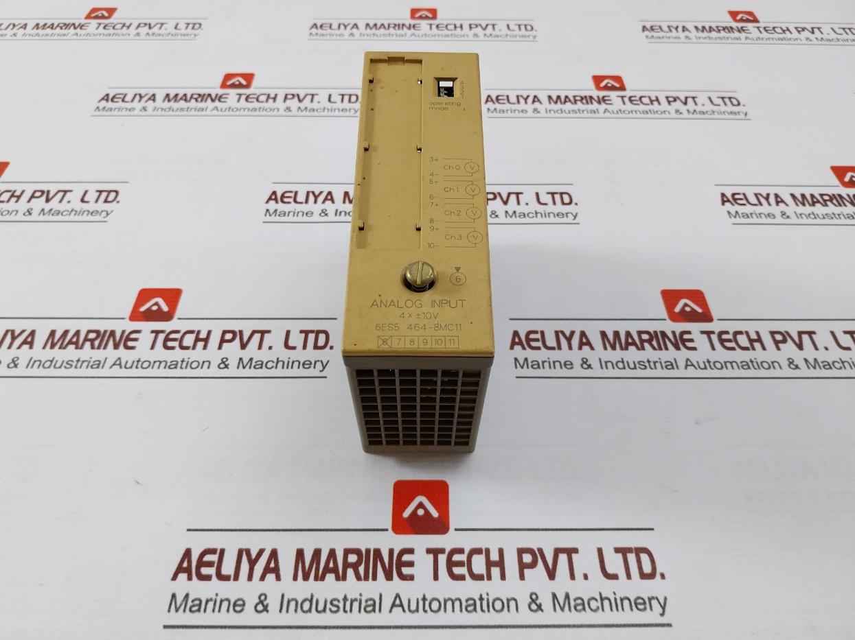 Siemens Simatic S5 6Es5 464-8Mc11 Analog Input Module Wz04 4X