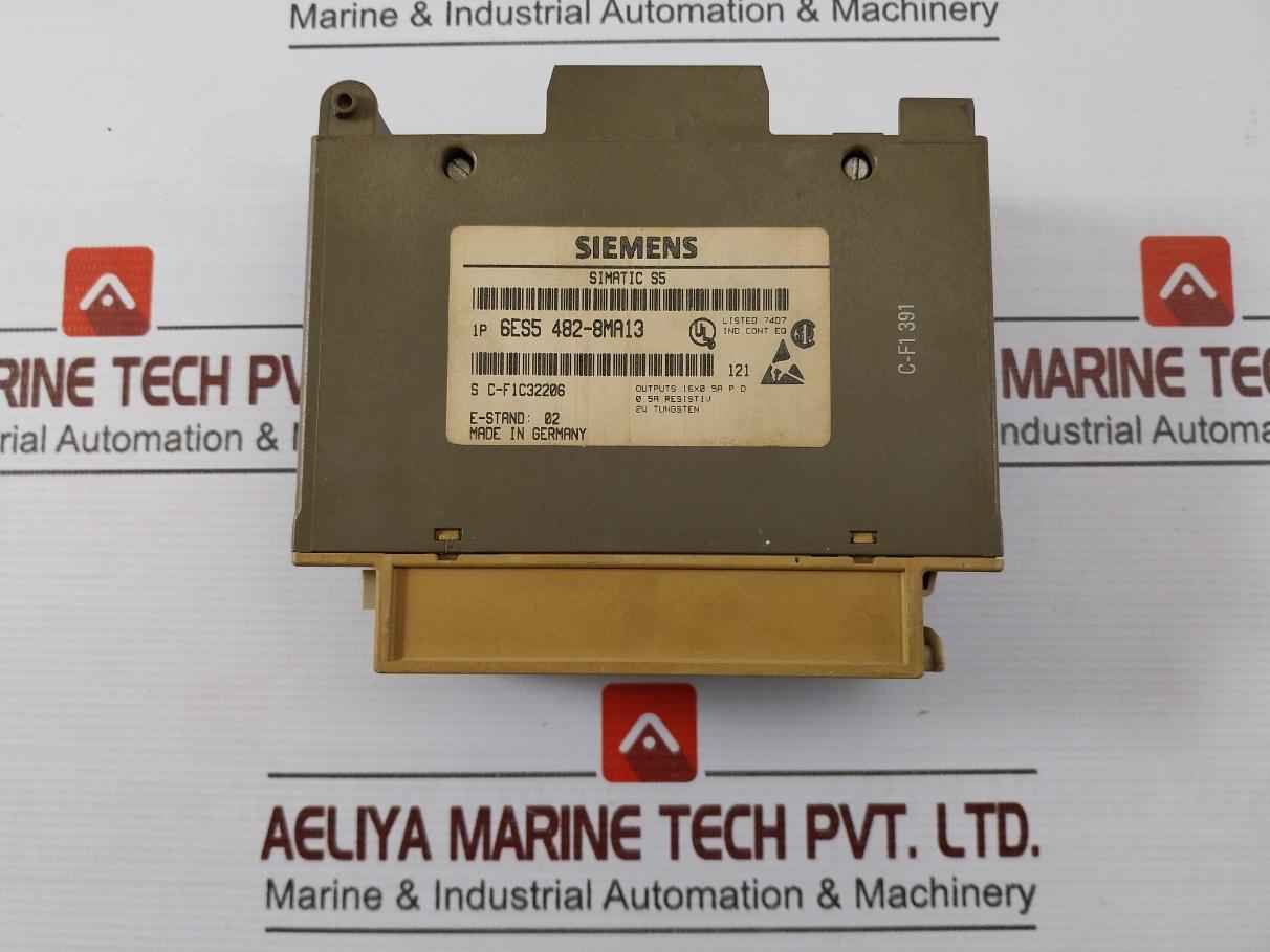 Siemens Simatic S5 6Es5 482-8Ma13 Digital Input/Output Module 16X0.5A C-f1 391