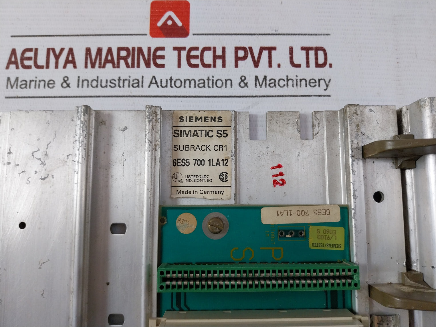 Siemens Simatic S5 Din 41752 Modular Power Supply Rack 6Es5 943-7Ua11, 375-0La41