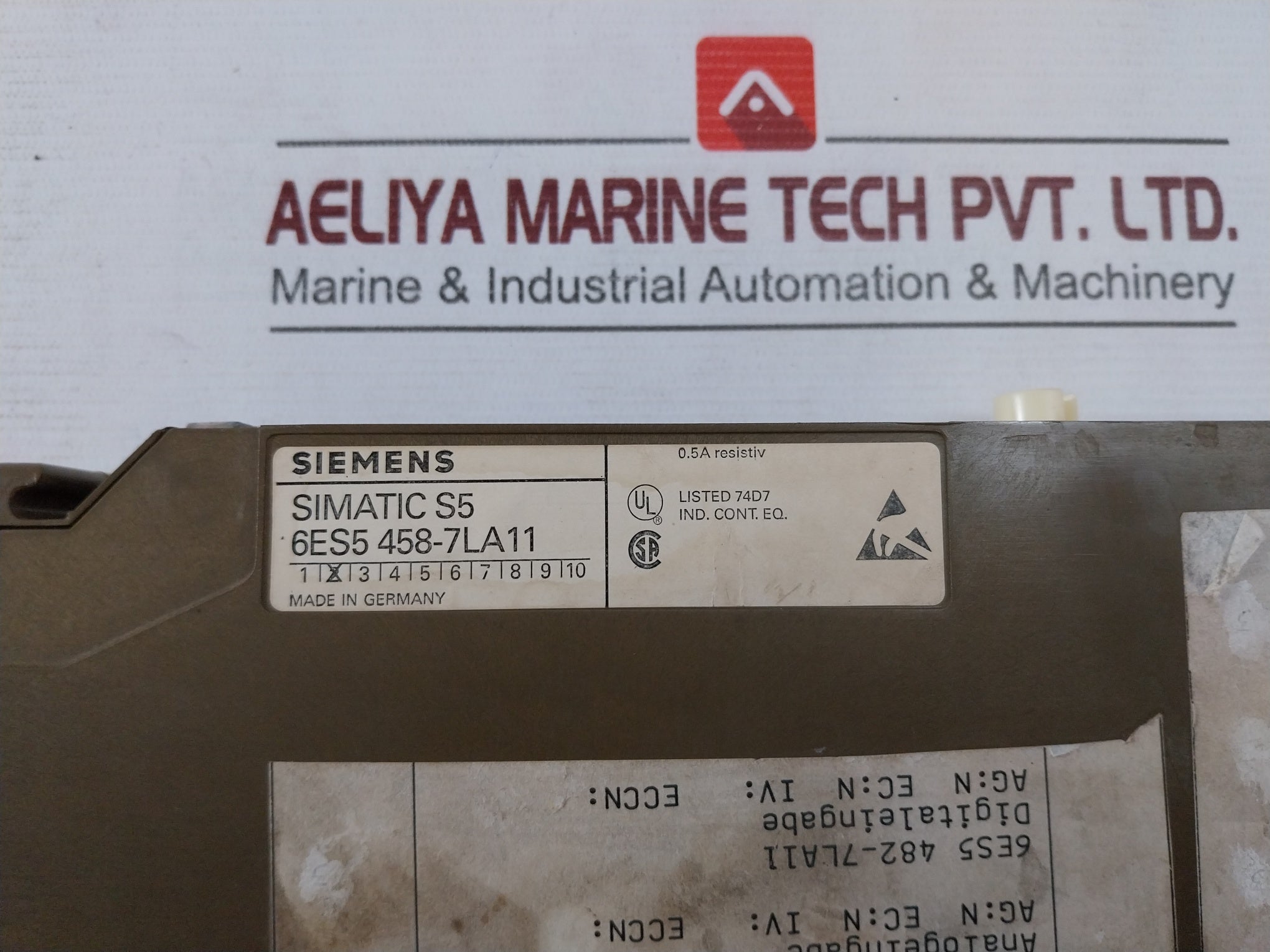 Siemens Simatic S5 Din 41752 Modular Power Supply Rack 6Es5 943-7Ua11, 375-0La41