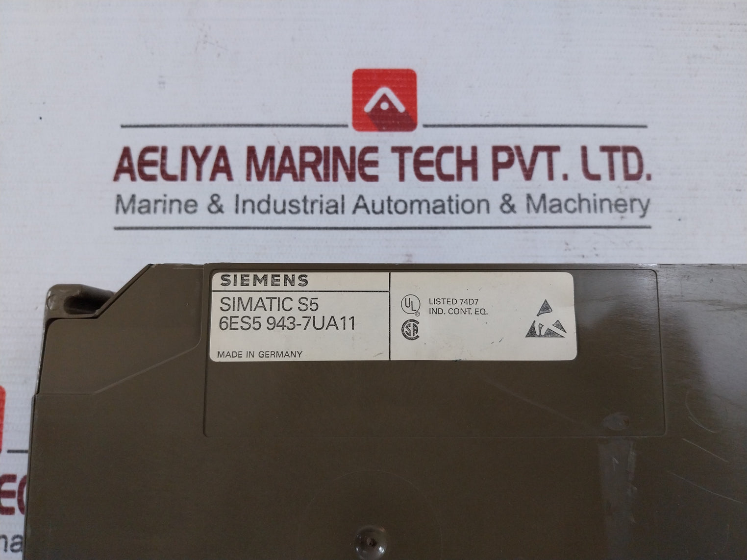 Siemens Simatic S5 Din 41752 Modular Power Supply Rack 6Es5 943-7Ua11, 375-0La41