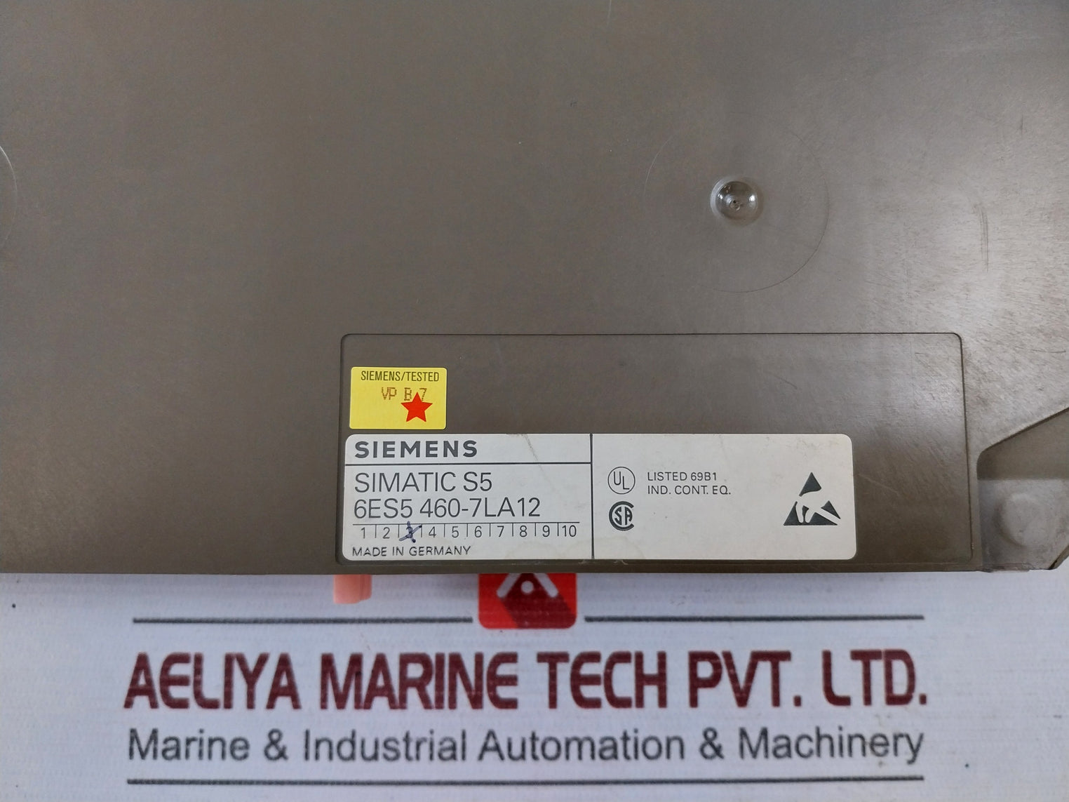 Siemens Simatic S5 Din 41752 Modular Power Supply Rack 6Es5 943-7Ua11, 375-0La41