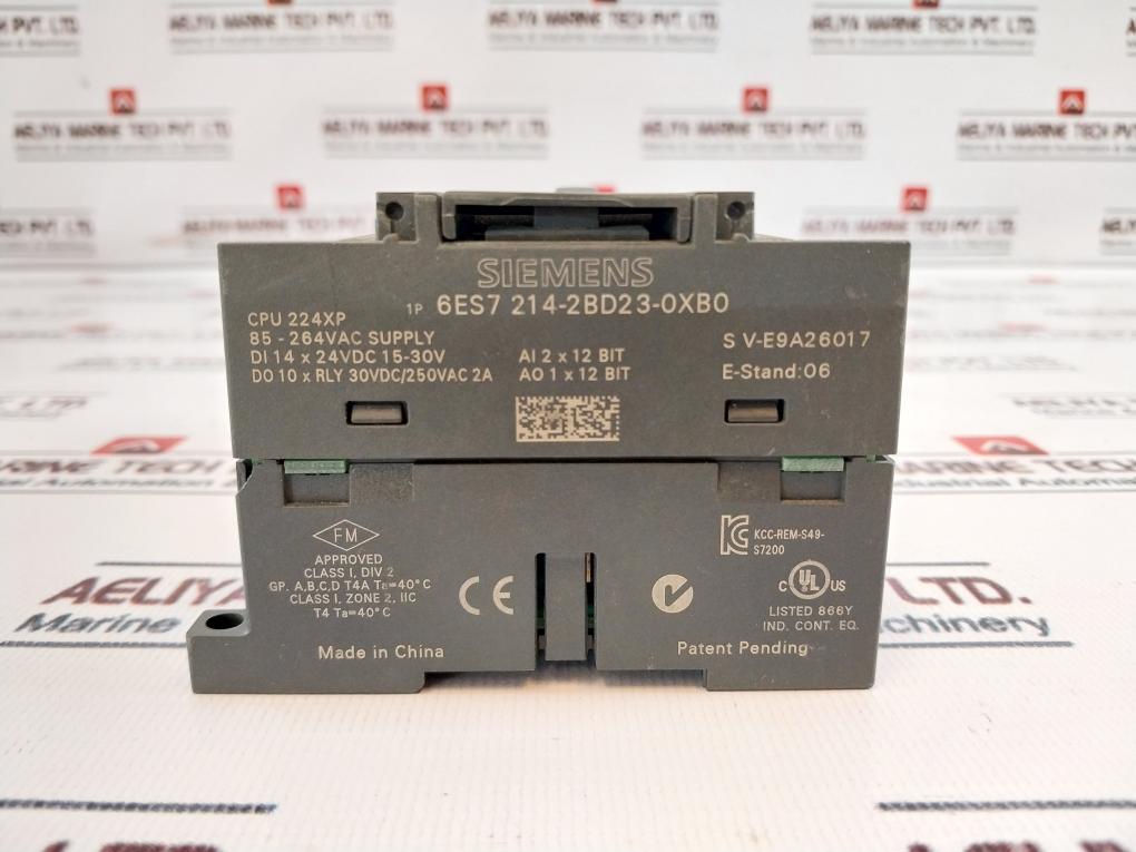 Siemens Simatic S7-200 1p 6es7 214-2bd23-0xb0 Plc Controller