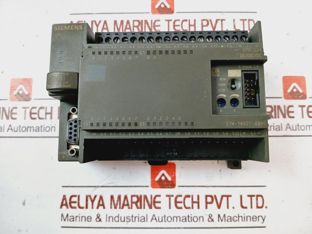 Siemens Simatic S7-200 214-1Ad22-0Xb0 Cpu Unit Controller Module 21-28 Vdc