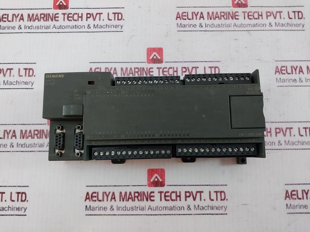 Siemens Simatic S7-200 6Es7 216-2Ad22-0Xb0 Cpu Compact Unit 21-28 Vdc 0.75A