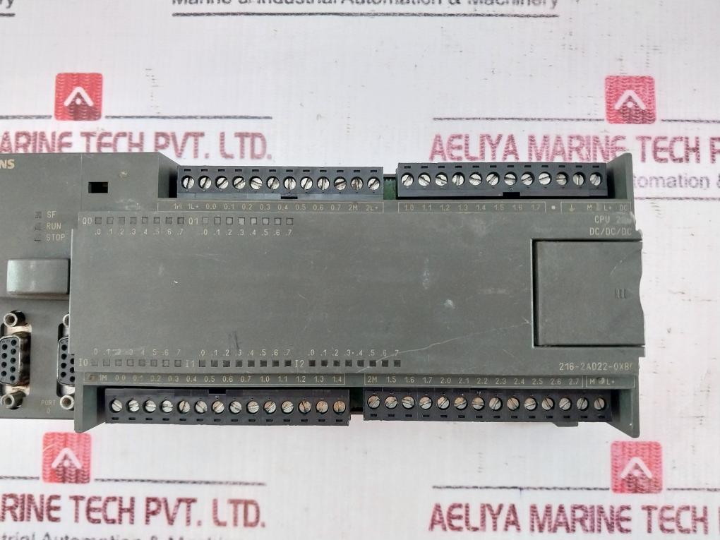 Siemens Simatic S7-200 6Es7 216-2Ad22-0Xb0 Cpu Compact Unit 21-28 Vdc 0.75A