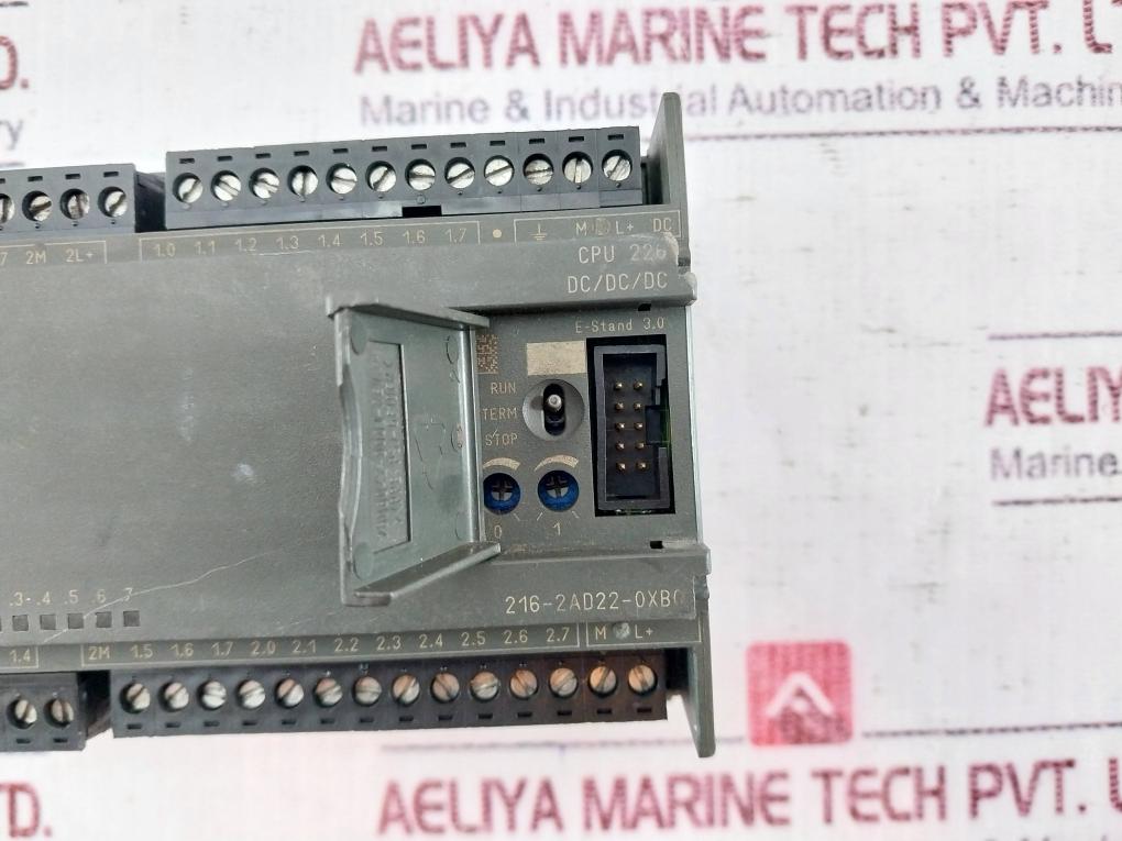 Siemens Simatic S7-200 6Es7 216-2Ad22-0Xb0 Cpu Compact Unit 21-28 Vdc 0.75A