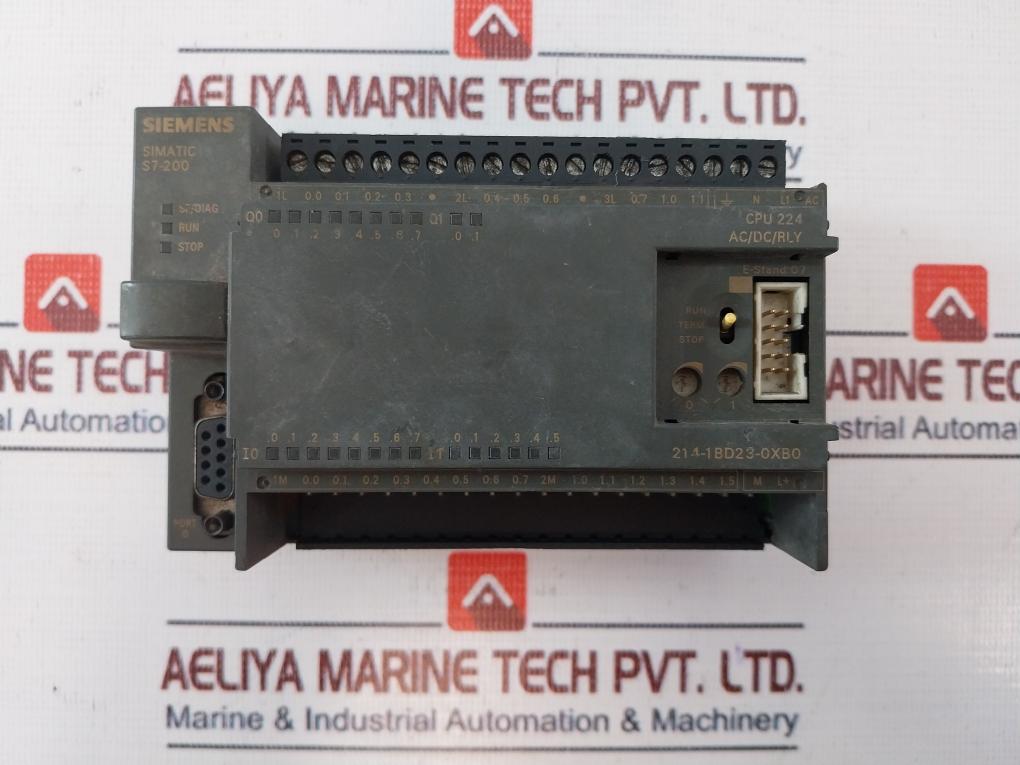Siemens 6Es7 214-1Bd23-0Xb0 Cpu Module 250Vac 2A (Not Working)