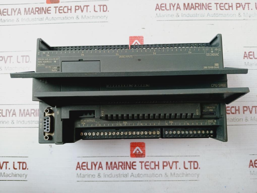 Siemens Simatic S7-200 Smart 6Es7 288-1Sr60-0Aa0 Cpu Unit Sr60 120-240Vac