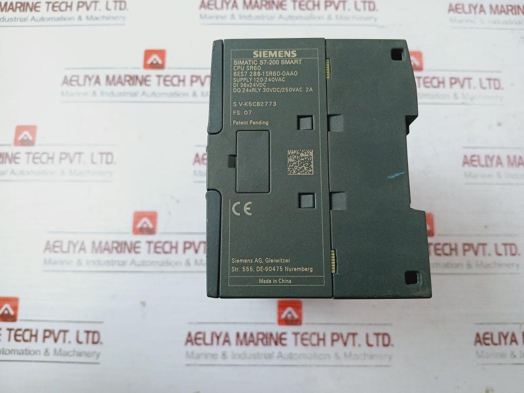 Siemens Simatic S7-200 Smart 6Es7 288-1Sr60-0Aa0 Cpu Unit Sr60 120-240Vac