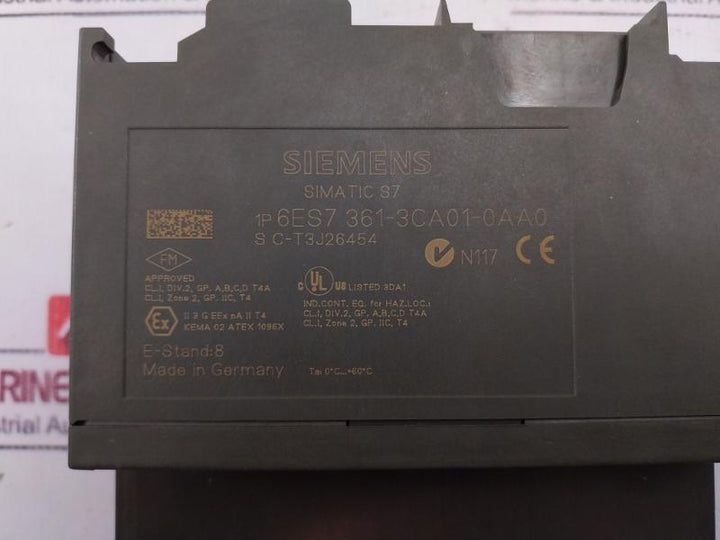 Siemens Simatic S7-300 6Es7 361-3Ca01-0Aa0 Expansion Module Dc 5V