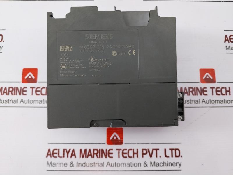 Siemens Simatic S7-300 6ES7 315-2AG10-0AB0 CPU Module DC24V