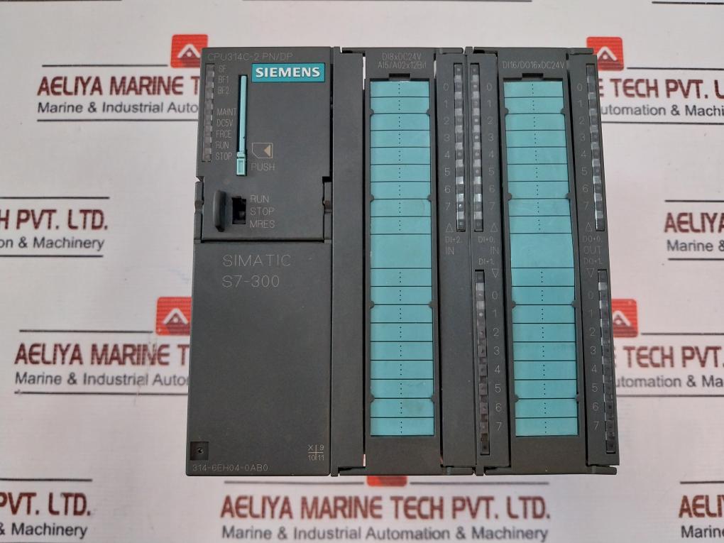 Siemens Simatic S7-300 Cpu Unit Cpu314C-2 Pn/Dp, Ai5/A02X12Bit Di16/D016Xdc24V