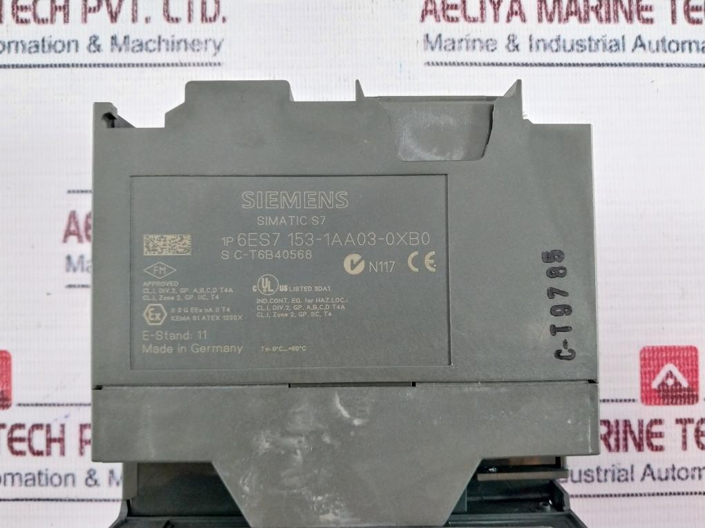 Siemens Simatic S7 1P 6ES7 307-1EA00-0AA0 Power Supply with PLC Modules ET 200M