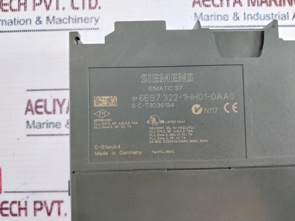 Siemens Simatic S7 1P 6Es7 307-1Ea00-0Aa0 Power Supply With Plc Modules Et 200M