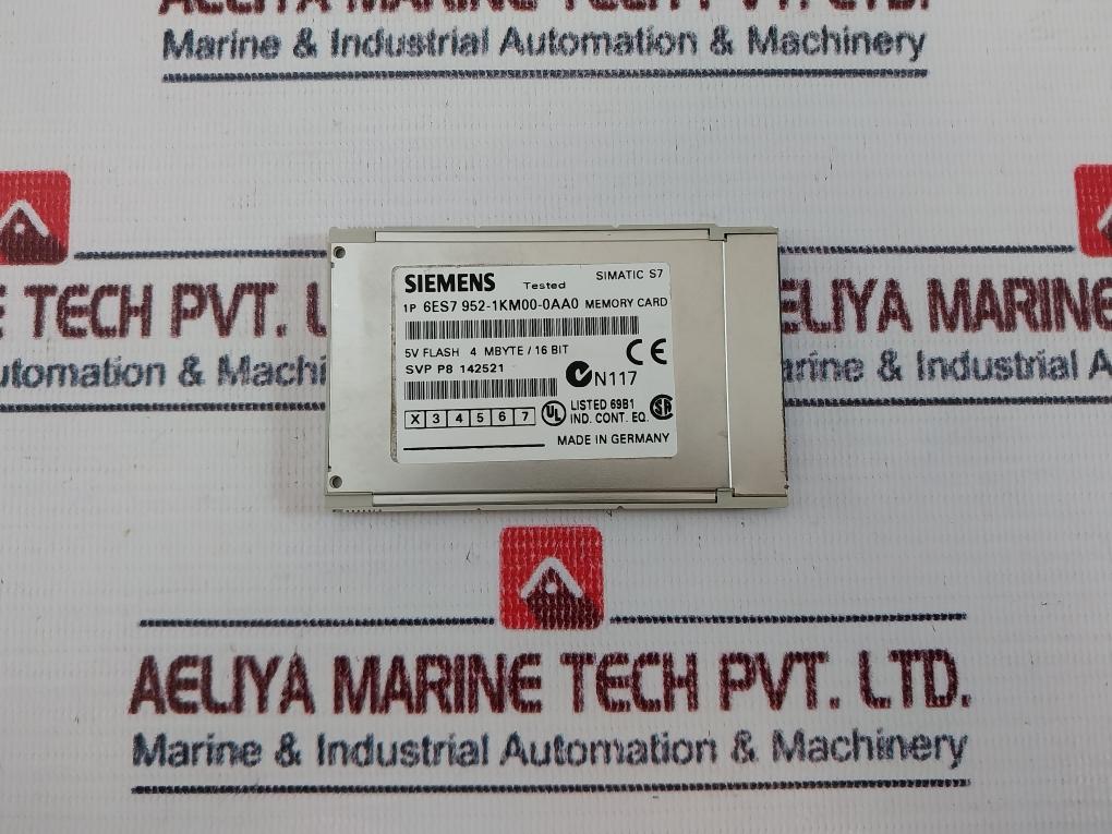 Siemens Simatic S7 1P 6Es7 952-1Km00-0Aa0 Memory Card 5V Flesh 4Mb