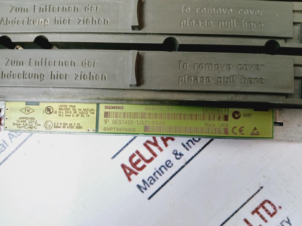 Siemens Simatic S7 1P 6Gk7 443-1Ex11-0Xe0/1P 6Es7 407-0Da01-0Aa0 Rack Module