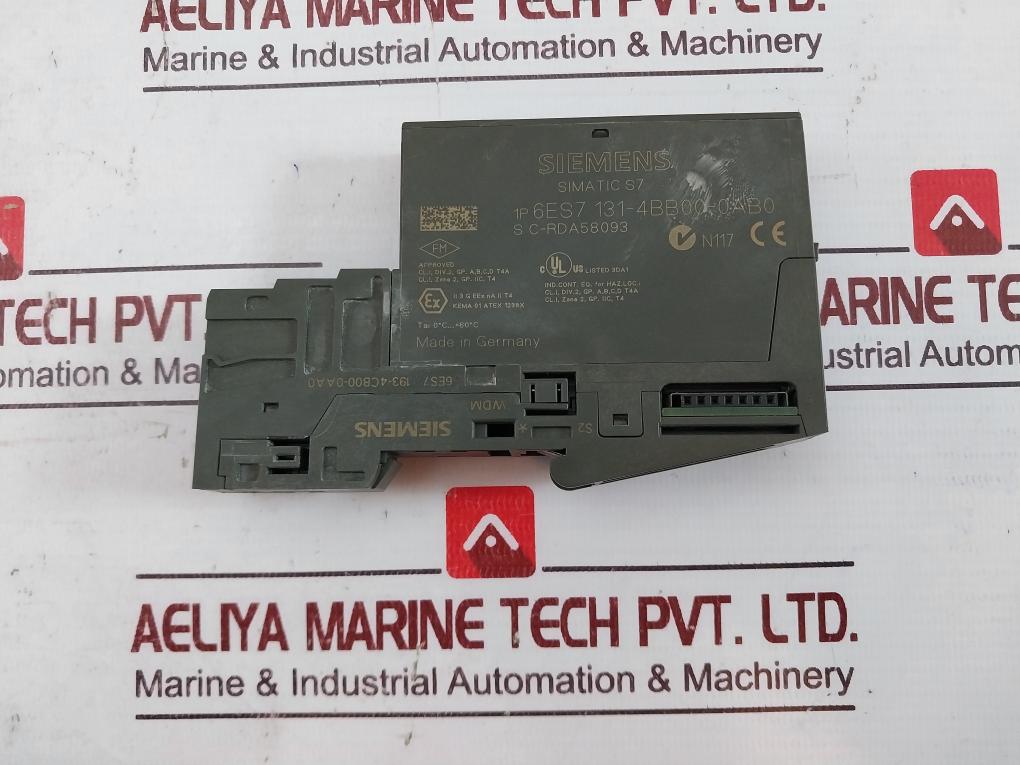 Siemens Simatic S7 6Es7 131-4Bb00-0Ab0 Digital Input Module S C-rda58093 Dc 24V