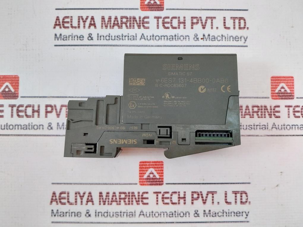 Siemens Simatic S7 6Es7 131-4Bb00-0Ab0 Electron Module 24Vdc 6Es7 193-4Cb00-0Aa0