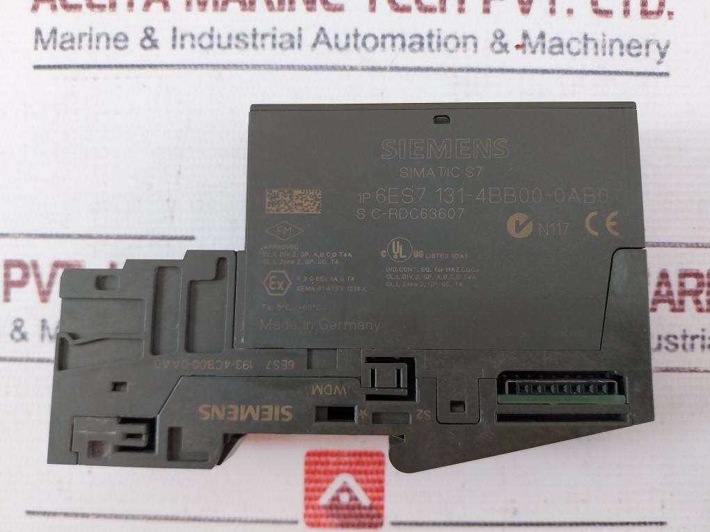 Siemens Simatic S7 6Es7 131-4Bb00-0Ab0 Electron Module 24Vdc 6Es7 193-4Cb00-0Aa0