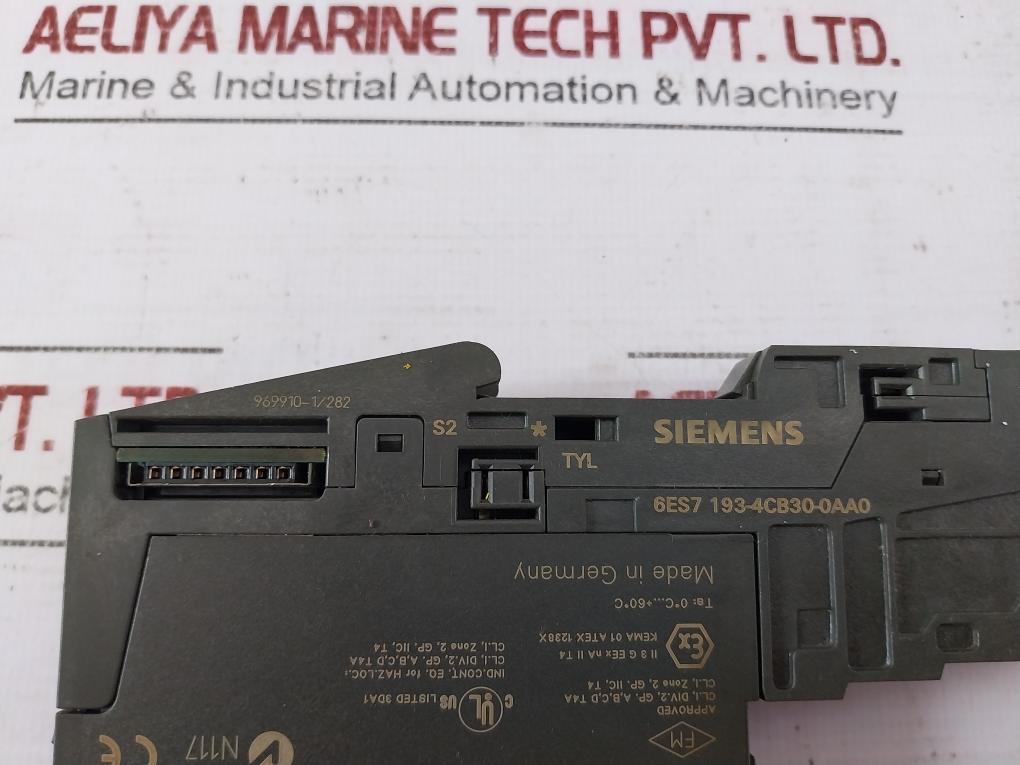 Siemens Simatic S7 6Es7 131-4Bd00-0Aa0 Digital Input Module 6Es7 193-4Cb30-0Aa0