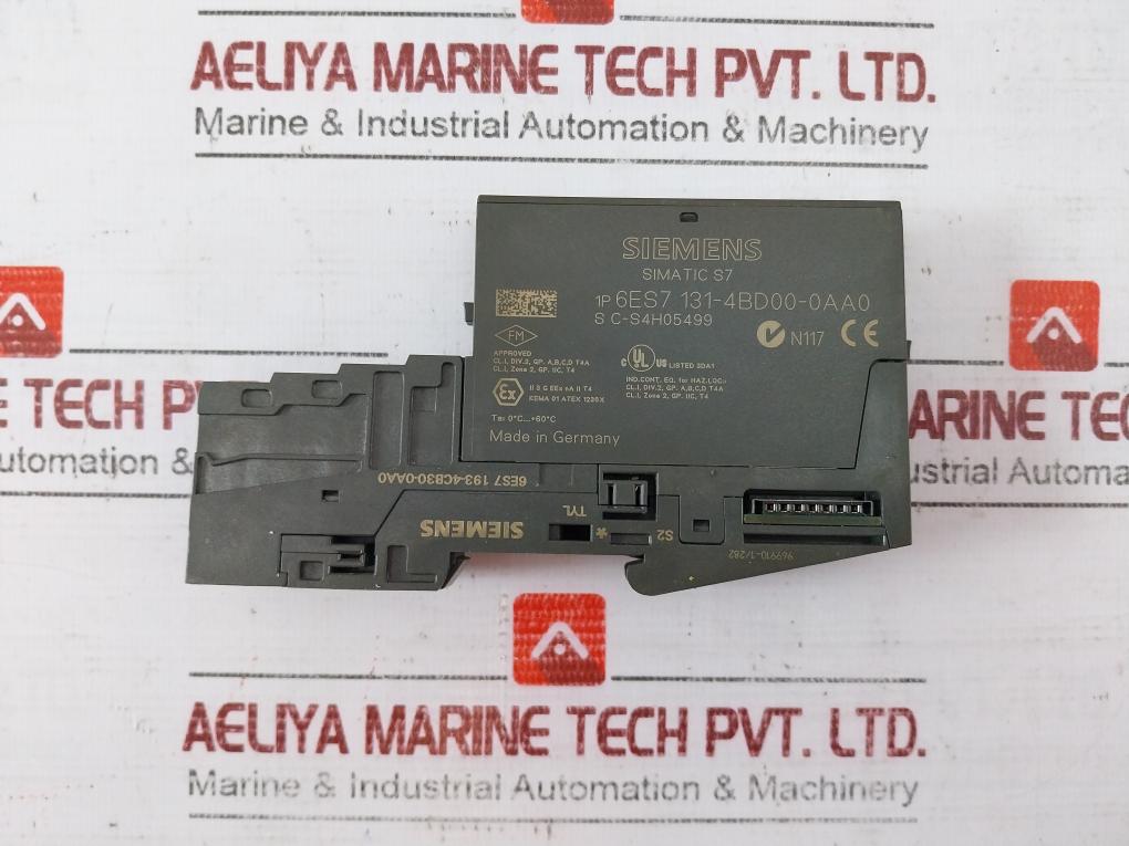 Siemens Simatic S7 6Es7 131-4Bd00-0Aa0 Digital Input Module 6Es7 193-4Cb30-0Aa0