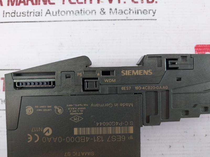 Siemens Simatic S7 6Es7 131-4Bd00-0Aa0 Digital Input Module Dc 24V Wdm P5